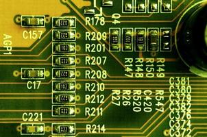 macro di circuito tavola foto