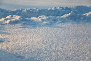 sentiero nel neve foto