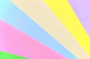 struttura sfondo di moda pastello colori. rosa, Viola, giallo, verde, beige e blu geometrico modello carte. minimo astratto foto