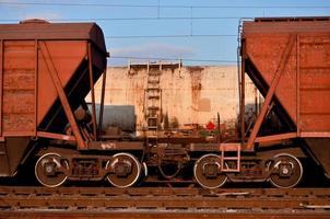 parti di il nolo vagone ferroviario foto