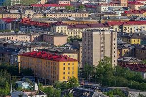 urbano paesaggio con edifici e architettura. foto