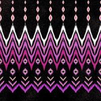 astratto etnico orientale ikat senza soluzione di continuità modello originale design per sfondo tappeto sfondo capi di abbigliamento avvolgere batik tessuto vettore illustrazione moda opera ricamo foto