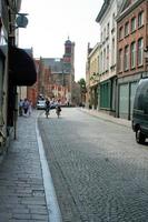 Bruges nel Belgio nel luglio 2009. un' Visualizza di il cittadina di Bruges nel Belgio foto
