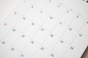 calendario pagina Data sfondo attività commerciale pianificazione appuntamento incontro concetto foto