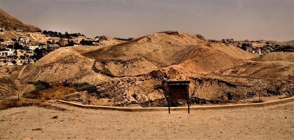 un' Visualizza di il vecchio cittadina di Gerico nel Israele foto