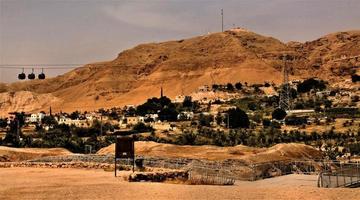 un' Visualizza di il vecchio cittadina di Gerico nel Israele foto