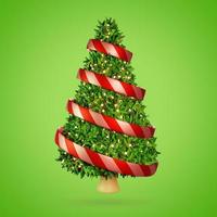 Natale albero 3d illustrazione foto