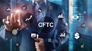 CFTC US Commodity Futures Trading Commission concetto di regolamento finanziario aziendale foto