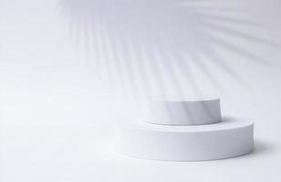 3d cerchio modello su con vuoto bianca sfondo , Prodotto mostrare concetto foto