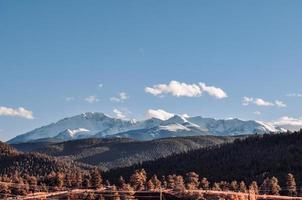 montagne nel il autunno foto