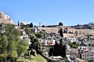 una vista panoramica di Gerusalemme foto