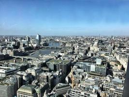 una veduta aerea di londra foto