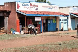kimili nel Kenia nel febbraio 2011. un' Visualizza di persone vendita prodotti nel Kenia foto