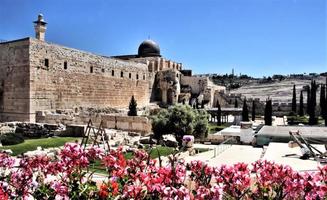 una vista panoramica di Gerusalemme foto