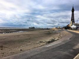 un' Visualizza di blackpool Torre a crepuscolo foto