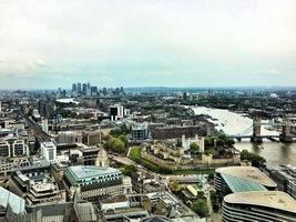 una veduta aerea di londra foto