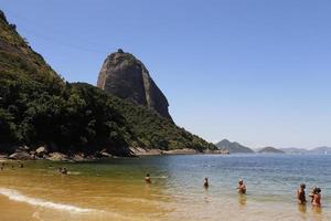 rio de janeiro, rj, brasile, 2022 - rosso spiaggia, praia vermelha, urca Quartiere foto