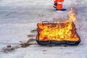 fuoco trapani siamo preparazione per impedire fuoco. foto