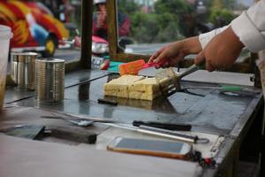 indonesiano pane pane abbrustolito, bandung grigliato pane foto