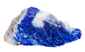 lazurite minerale pietra isolato foto