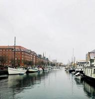 nyhavn porta Visualizza nel copenhagen foto