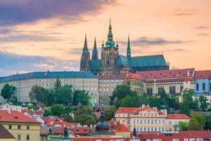 skyline della città di praga foto