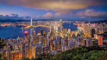 orizzonte di Hong Kong