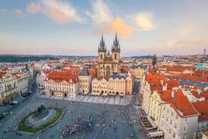 chiesa di tyn a praga, repubblica ceca foto