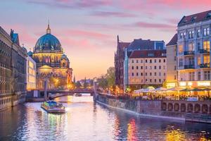 skyline del centro di berlino foto