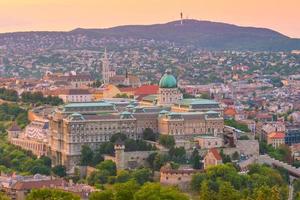 skyline di budapest, ungheria foto