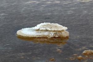 natura e paesaggi di il mortalmente salato mare. foto