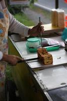 indonesiano pane pane abbrustolito, bandung grigliato pane foto