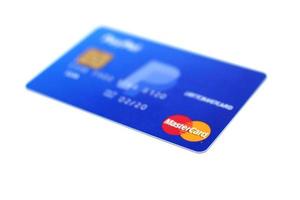 credito carta.debito carta isolato su bianca sfondo foto