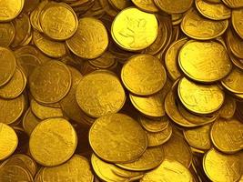 giallo oro monete sfondo foto