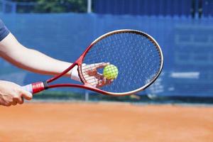 tennis racchetta, argilla Tribunale, wta tour, rolland garros foto