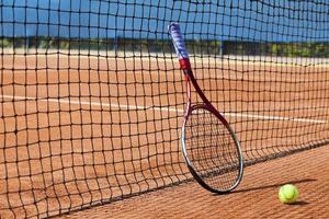 professionale tennis gioco, tennis torneo foto