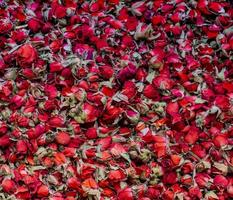 rosso rosa tè su il mercato foto