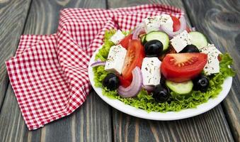insalata greca fresca foto