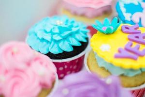 dolci cupcakes color pastello foto