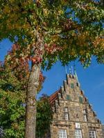 teh città di schuettorf a il vechte fiume nel Germania foto