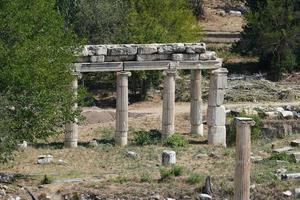 antico colonne nel afrodisia antico città nel aydin, turkiye foto