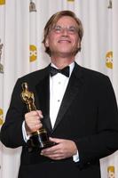 los angeles - 27 - Aaron sorkin nel il stampa camera a il 83 accademia premi a kodak Teatro, hollywood e montanaro su febbraio 27, 2011 nel los angeles, circa foto