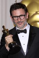 los angeles - feb 26 - michel hazanavicius arriva a il 84th accademia premi a il hollywood e montanaro centro su febbraio 26, 2012 nel los angeles, circa foto