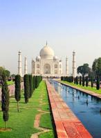 Mausoleo del Taj Mahal, Agra, India foto