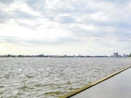 Wadden mare tidelands costa spiaggia acqua paesaggio albanella sabbia germania. foto