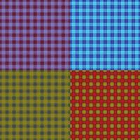 impostato di astratto senza soluzione di continuità tartan struttura foto