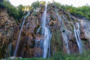 cascate nel parco nazionale di plitvice, croazia
