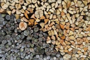 sfondo di tronchi di legno foto