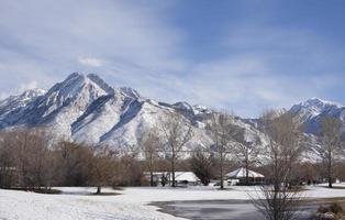 scena invernale, Salt Lake City, Utah foto