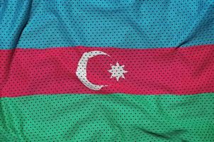 azerbaijan bandiera stampato su un' poliestere nylon abbigliamento sportivo maglia favoloso foto